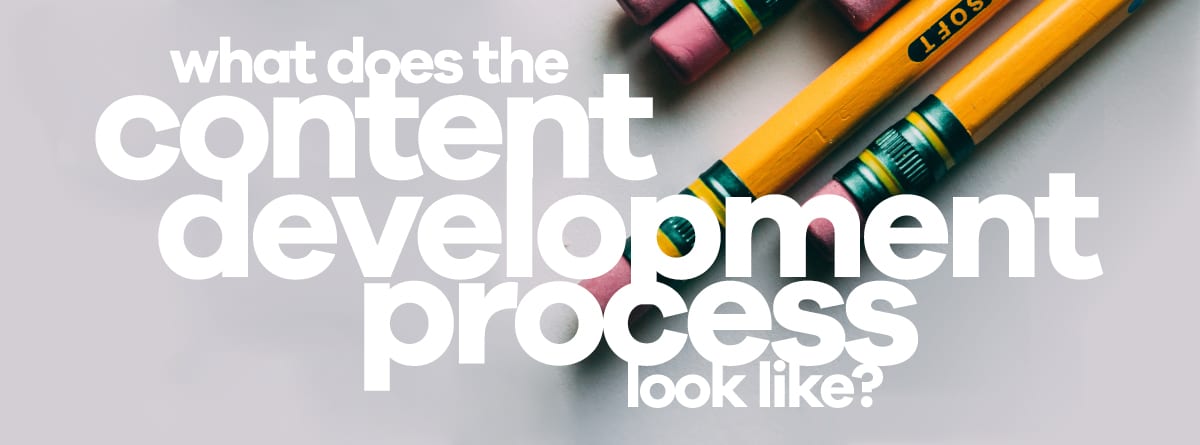 What does the content development Process look like Blog Cover