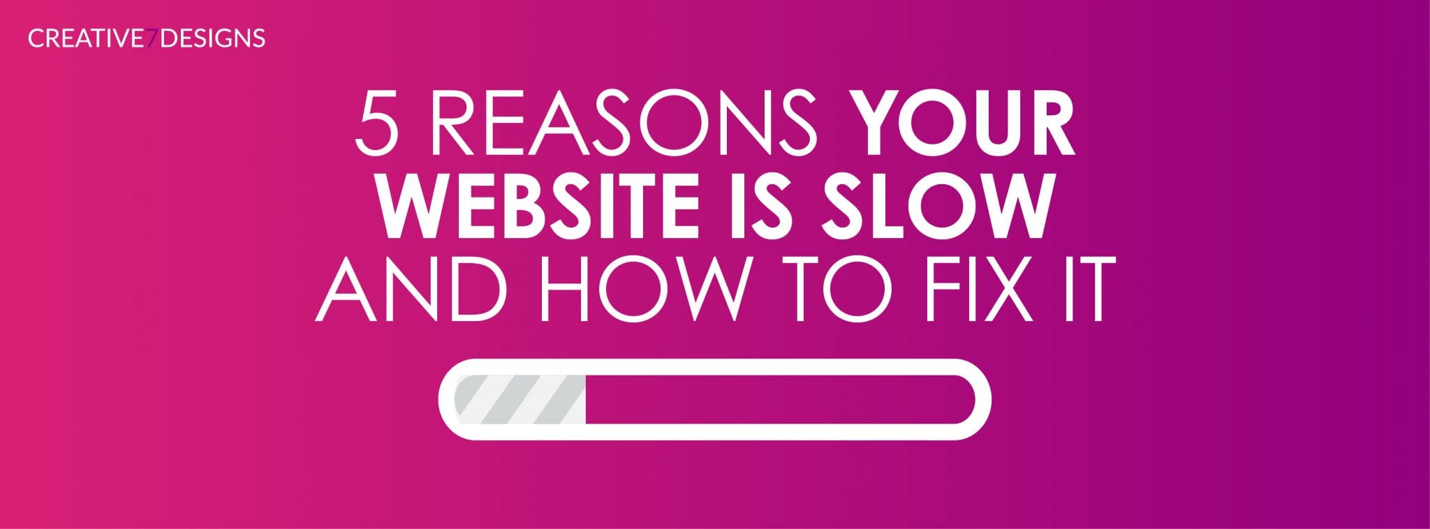 5 Reasons Your Website Is Slow and How to Fix It